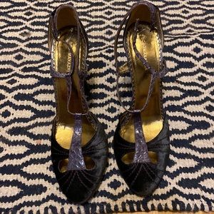 BCBG Maxazaria Purple Stilettos